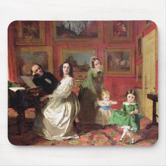 Rev.en och Fru Palmer-Lovell med deras dotter Musmatta (Framsidan)