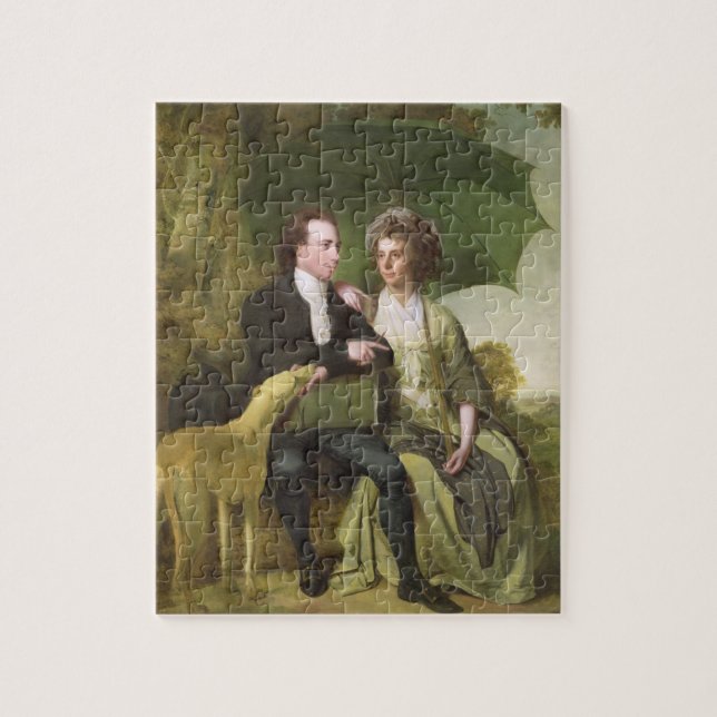 Rev.en och Fru Thomas Gisborne, av den Yoxhall Pussel (Vertikal)