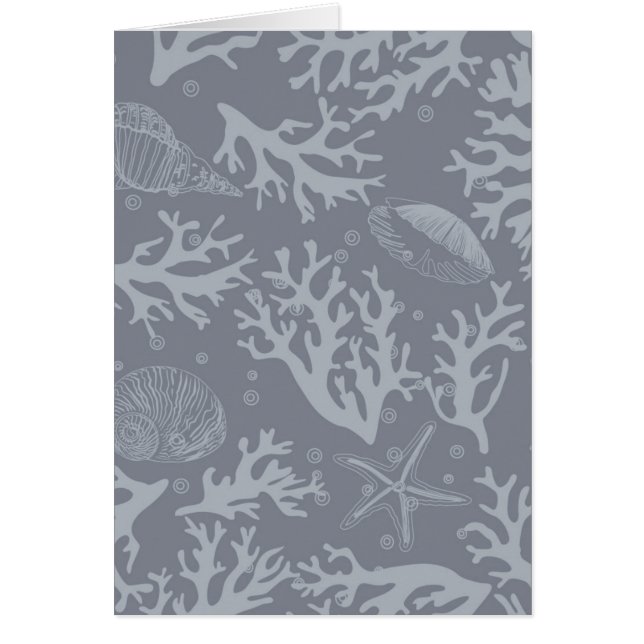 Rev för Hipsterstilkorall Hälsningskort (Framsidan)