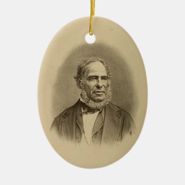 Rev. Moses Suares Julgransprydnad Keramik (Framsidan)