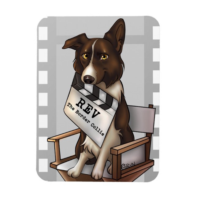 Rev the gräns-kollie magnet (Vertikal)