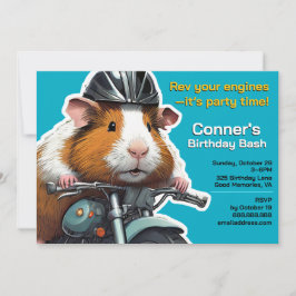 Rev your engines—it’s party time! invitation inbjudningar