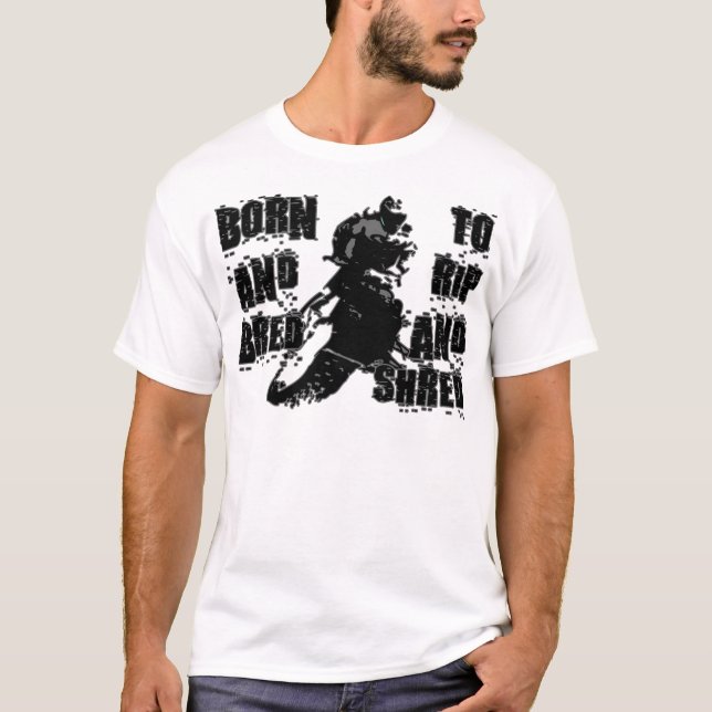 Reva och strimla tee shirt (Framsida)