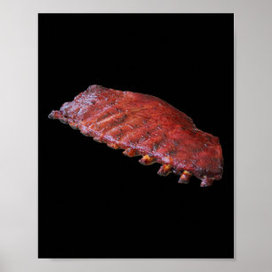Revben av BBQ-ribs Poster