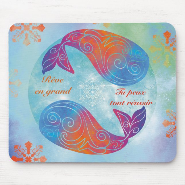 Rêve en grand baleine musmatta (Framsidan)