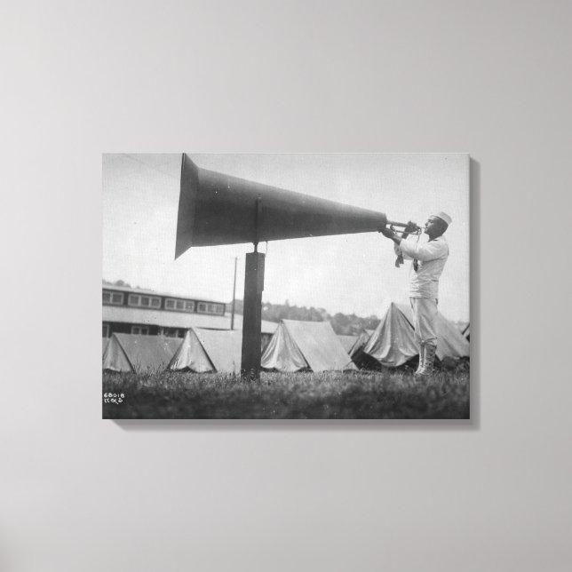 Reveille - flottutbildning, Seattle (ca 1917) Canvastryck (Framsida)