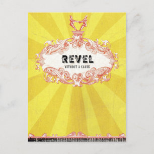 Revel utan orsak (vykort) vykort