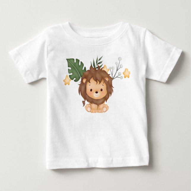 Revelation 5:5 Lion of Judah Baby t-shirt (Framsida)