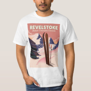 Revelstoke  British Columbia, Kanada Skidposter Tröja