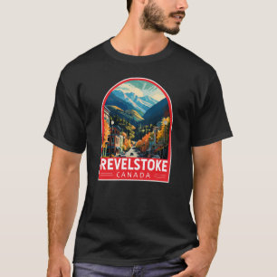 Revelstoke Canada Travel Art Vintage T Shirt
