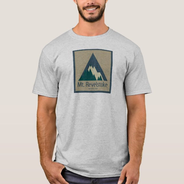 Revelstoke nationalpark Rustic T Shirt (Framsida)
