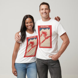 Revelstoke Sol Peaks British Columbia Canada Ski T Shirt
