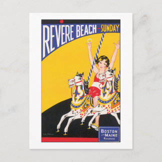 Revere Beach Söndag Vykort