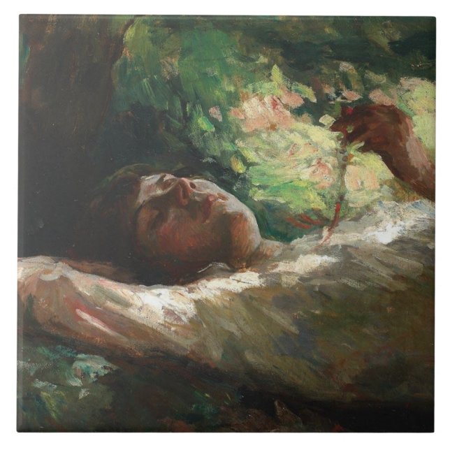 Reverie (av Ipolit Strâmbu) Kakelplatta (Framsidan)