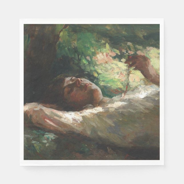 Reverie (av Ipolit Strâmbu) Pappersservett (Framsidan)