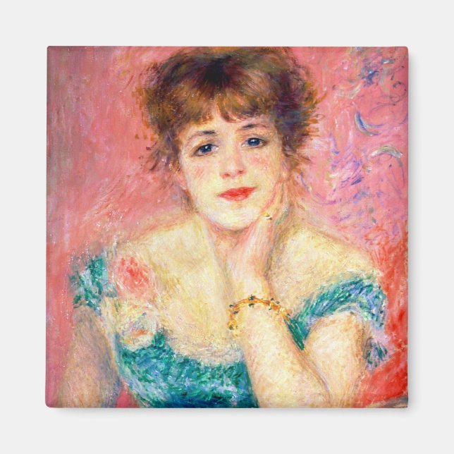 Reverie av Pierre-Auguste Renoir Magnet (Framsidan)