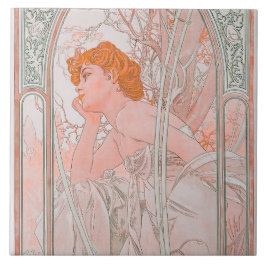 Reverie du Soir (1899) Kakelplatta