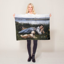 Reverie (flicka som Ljuger på Grass med sin Hund)