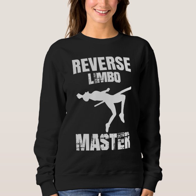 Reverse Limbo Master  Pole Vault T Shirt (Framsida)