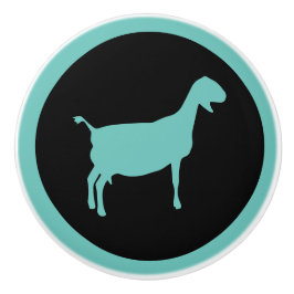 Reverse Silhouette Nubian Goat Knopp
