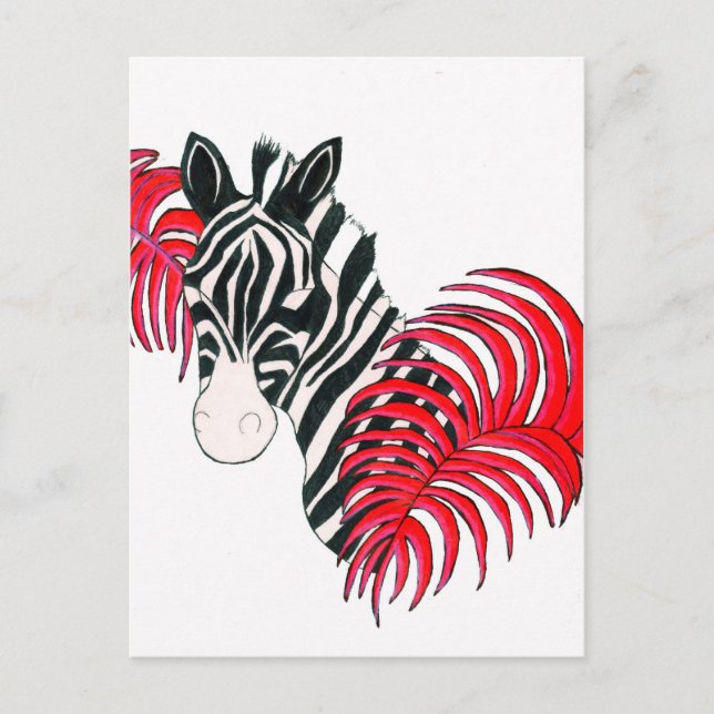 Reverse Zebra Vykort (Framsida)