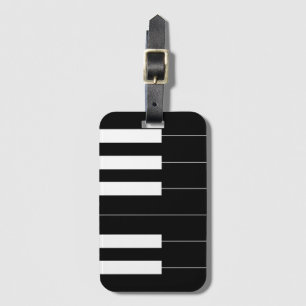 Reversed Piano Nycklar Bagagebricka
