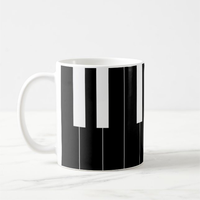 Reversed Piano Nycklar Kaffemugg (Vänster)