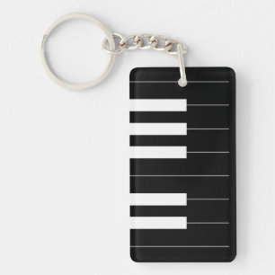 Reversed Piano Nycklar Nyckelring