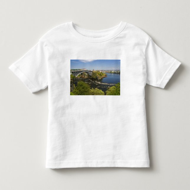 Reverserande vattenfall i floden St. John vid St.  Tee Shirt (Framsida)