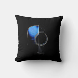 Reversibel akustisk gitarr kastkudde kudde