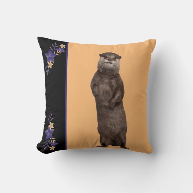 Reversibel Bild i Otters Dekorativ kudde (Framsida)