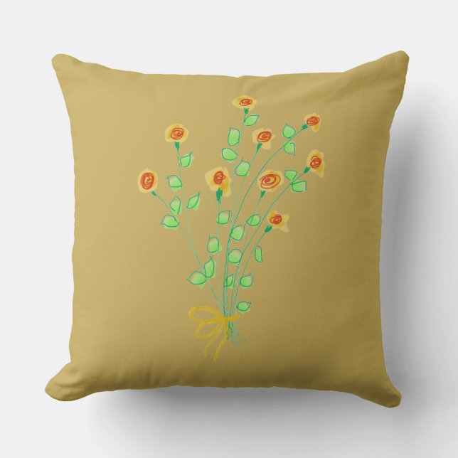 Reversibel Classy Guld Pillow Kudde (Framsida)