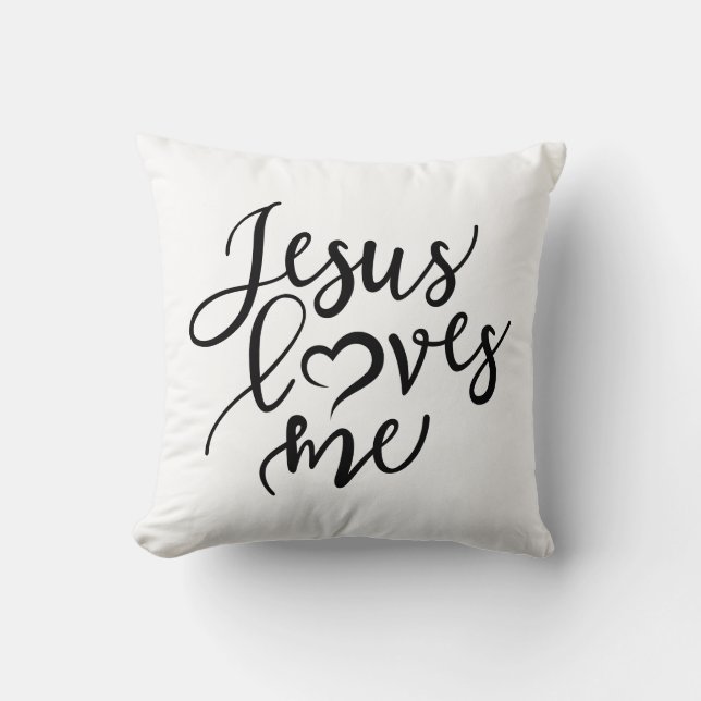 Reversibel Jesus Kärlek me Kudde (Framsida)