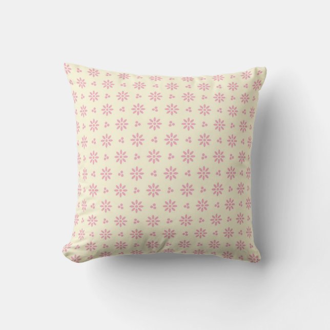 Reversibel Rosa och Pillow för vita öron Kudde (Framsida)