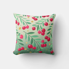 Reversibel Säsong Cherry Träd & kardinal Pillow Kudde