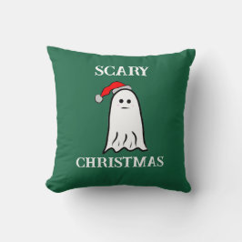 Reversibel Scary Jul Ghost Dekorativ kudde