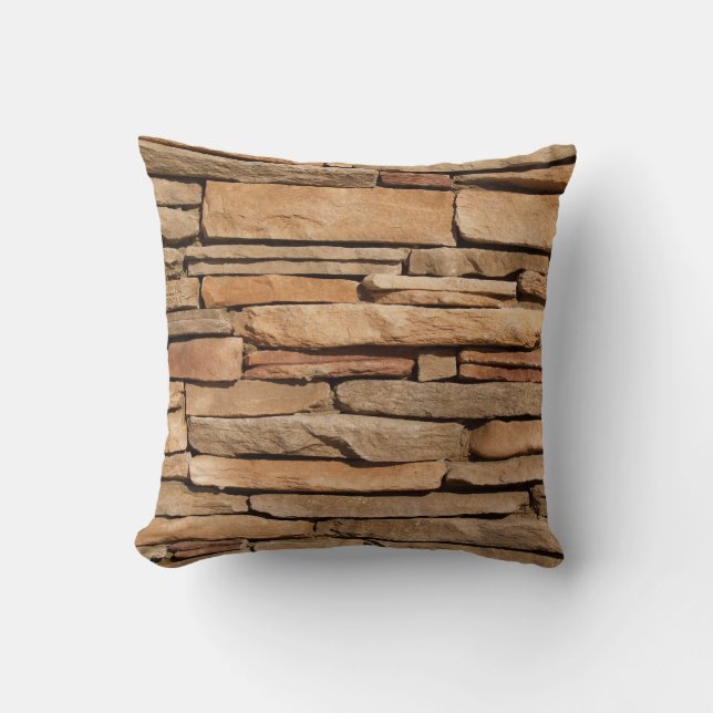 Reversibel Tan Stones Pillow Kudde (Framsida)