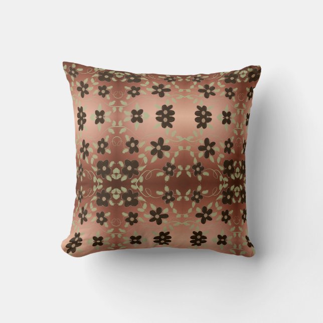 Reversibel utskrift av Mönster i  och vit form Kudde (Framsida)