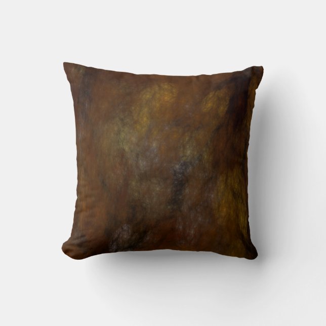 Reversible Abstrakt Grunge Pillow in Earth Tones Kudde (Framsida)