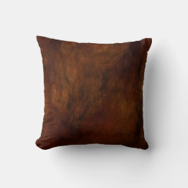Reversible Abstrakt Grunge Pillow in Earth Tones Kudde