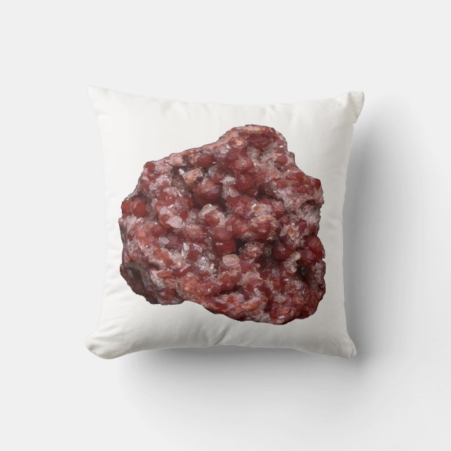 Reversible Andradite Garnet and Calcite Crystal Kudde (Framsida)