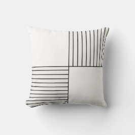 Reversible Black and White Dekorativ kudde