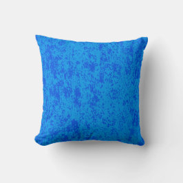 Reversible Blue Textured Pillow Kudde