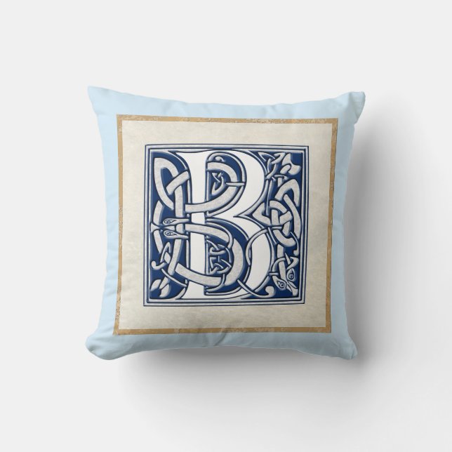 Reversible Celtic B Initial Kudde (Framsida)