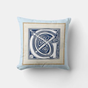 Reversible Celtic G Initial Kudde