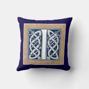 Reversible Celtic I Initial Kudde