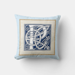 Reversible Celtic P Initial Kudde