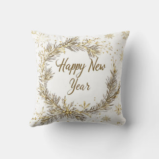Reversible Christmas & New Year Pillow Kudde