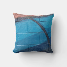 Reversible Colorful Abstrakt Graffiti på en Pillow Kudde