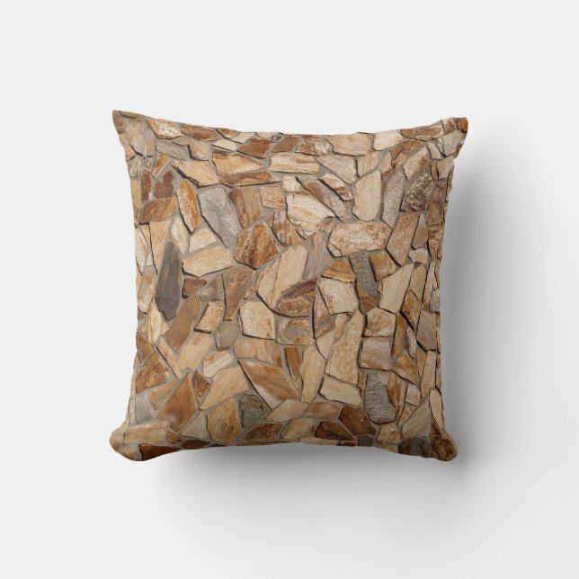 Reversible Colorful Stones Pillow Kudde (Framsida)